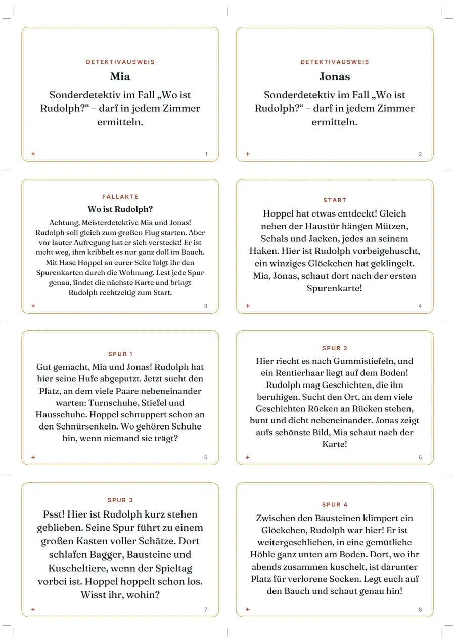 Real sample page: Detective Case for Kids: Where Is Rudolph?, page 1