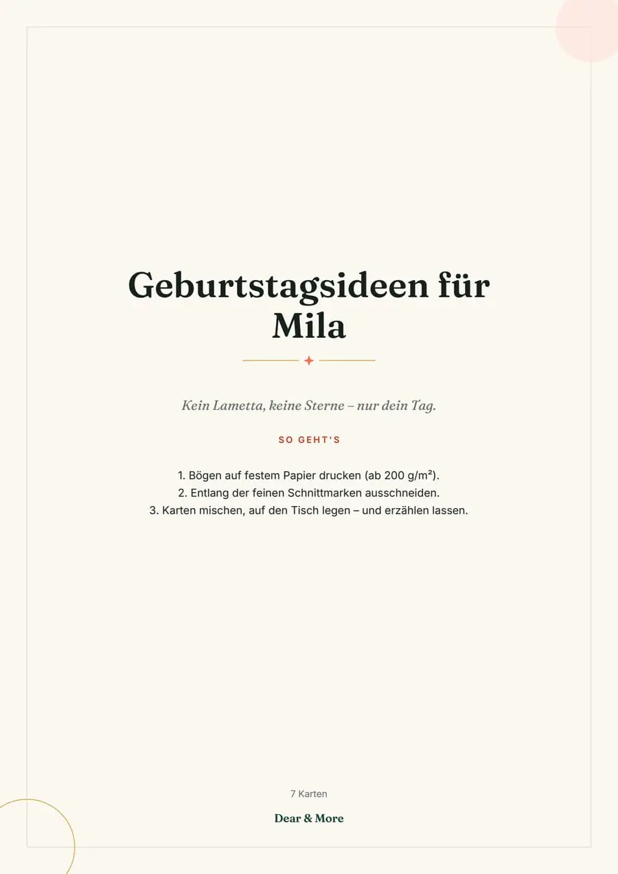 Echte Beispielseite: Dezember-Geburtstag, Seite 2