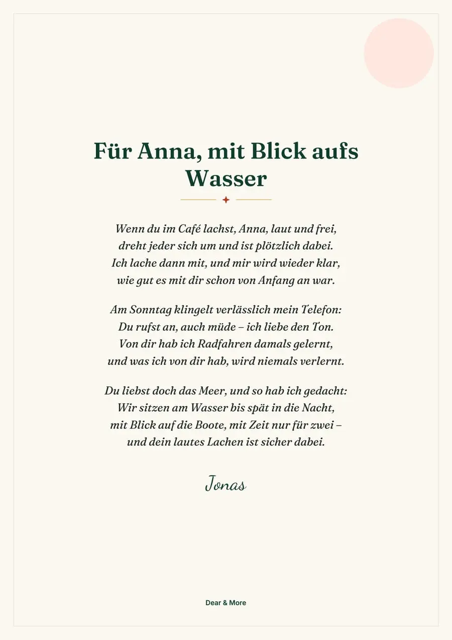 Echte Beispielseite: Notfall-Geschenk – in 10 Minuten persönlich, Seite 2