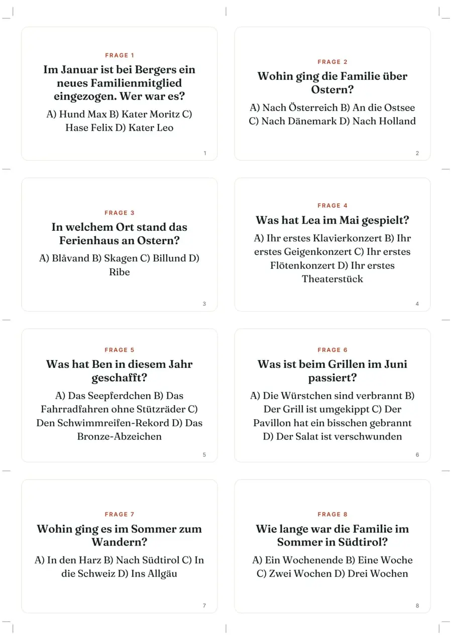 Echte Beispielseite: Silvester-Quizshow: Was war 2026 bei uns los?, Seite 1